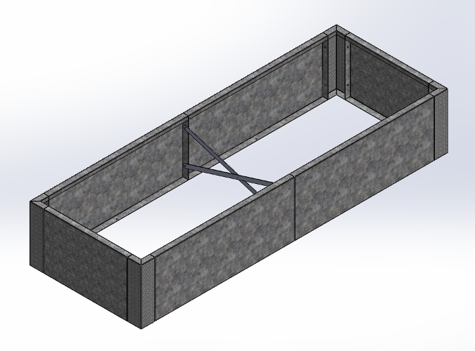 Rektangulært højbed