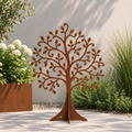 Livstræ i 3 mm corten stål